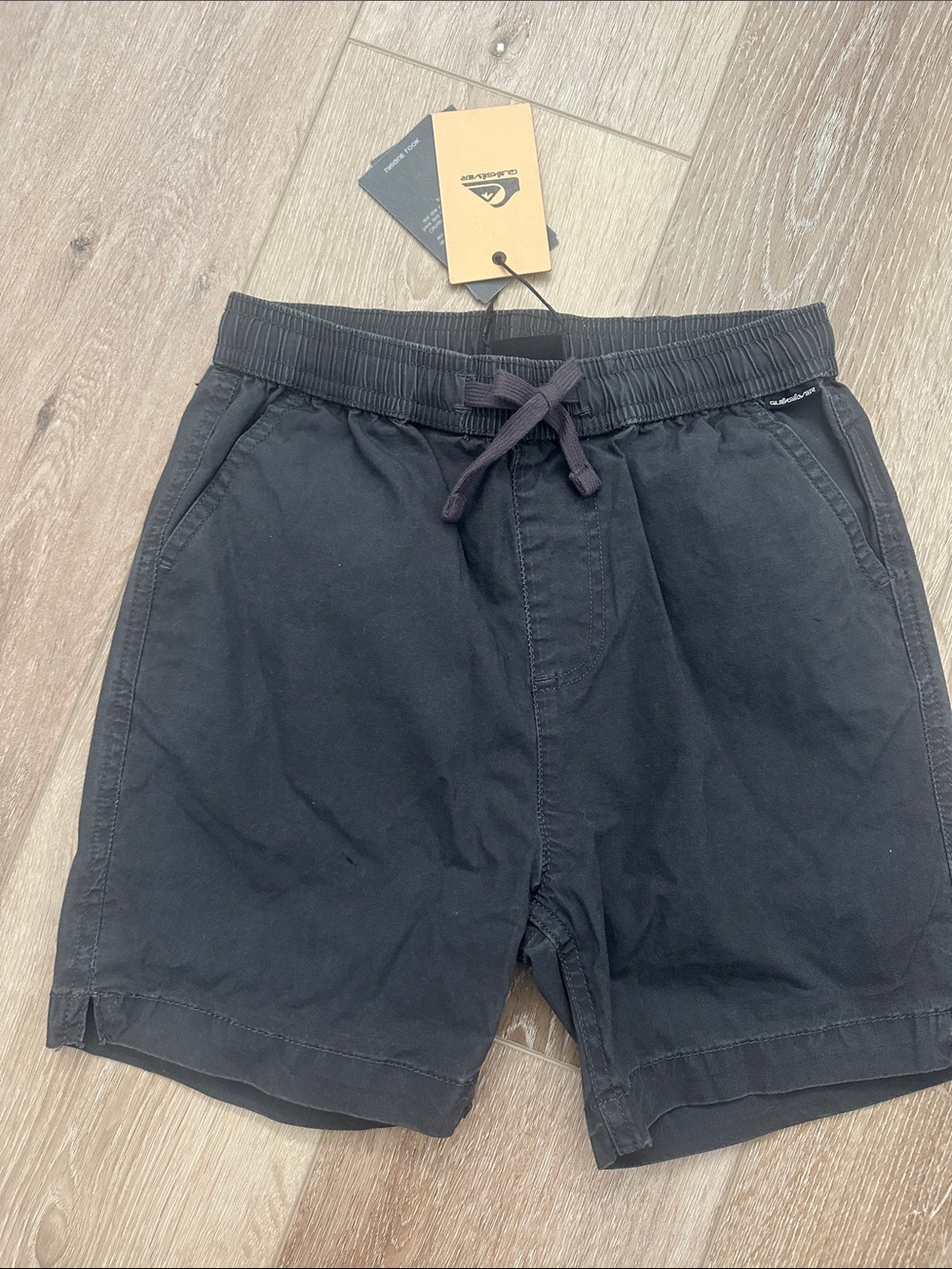 Quiksilver Black Kids Drawstring Shorts